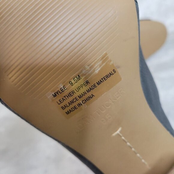 Adam Tucker Gray and Pink Mules - Picture 6 of 8